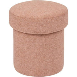 Atmosphera - Pouf En Tissu Terracotta