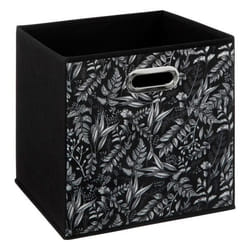 Boîte de Rangement Botanical 31x31cm Noir