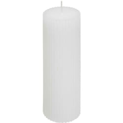Atmosphera - Bougie bâton Demi 229g blanc créateur d'intérieur