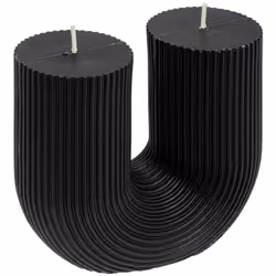 Idéale pour sublimer un univers déco avec une touche de caractère, la bougie* en U "Demi" Atmosphera séduira les inconditionn ...
