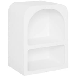 Atmosphera - Table d'appoint Table de chevet en Bois Blanc h 55 cm