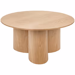 La table basse "Aliona" Atmosphera apportera une touche naturelle et chaleureuse à votre intérieur. Son plateau rond est sout ...