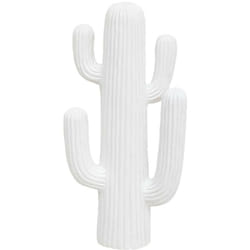 Atmosphera - Cactus déco Rodrigo H57cm blanc créateur d'intérieur