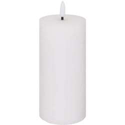 Atmosphera - Bougie ronde à led Molia H18cm blanc créateur d'intérieur