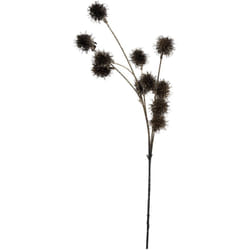 Atmosphera - Branche décorative spéciale fêtes Chardons noirs et dorés h 83 cm - Feeric Christmas
