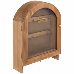 Confectionnée en bois de sapin, cette boîte à clefs "Roxie" Atmosphera donnera du style à un mur de votre entrée. Cet accesso ...