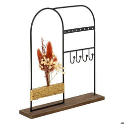 Porte-bijoux Automne Métal Noir H26cm Atmosphera Créateur D'Intérieur