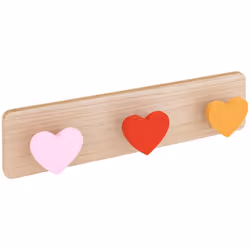 La patère enfant "Amour" Atmosphera est parfaite pour accrocher vêtements et accessoires tout en ajoutant une touche de fun d ...