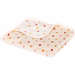 Le plaid en flanelle pour enfant "Amour " Atmosphera déposera une note romantique et douce dans la chambre de votre tout-peti ...