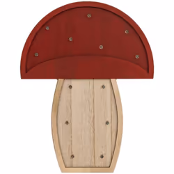 La lampe enfant champignon "Luck" Atmosphera possède un design au style champêtre qui amusera votre tout-petit. Elle est conf ...