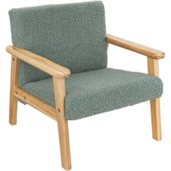 Atmosphera - Fauteuil enfant Basile vert céladon créateur d'intérieur