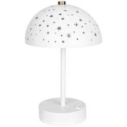 Atmosphera - Lampe champignon enfant Jabba métal blanc H26cm créateur d'intérieur