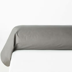 Taie de traversin Carina 85x185cm gris souris - Atmosphera créateur d'intérieur