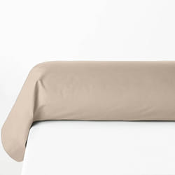 Atmosphera - Taie de traversin Carina 85x185cm beige lin créateur d'intérieur