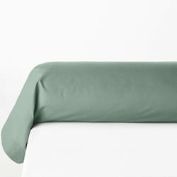 Atmosphera - Taie de traversin Carina 85x185cm vert céladon créateur d'intérieur