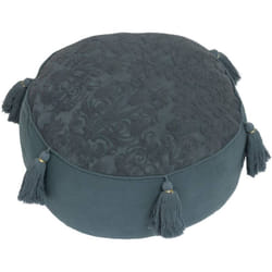 Atmosphera - Coussin de sol Little cottage bleu 43x18cm créateur d'intérieur
