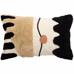Avec son joli design, le coussin "Wavy bliss" Atmosphera donnera du style à un lit ou un canapé. Ce coussin rectangulaire a r ...