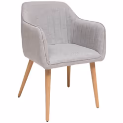Très confortable, le fauteuil de table "Visoca" Atmosphera vous permettra d'accueillir chaleureusement vos convives. Cette dé ...