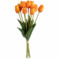Plus vrai que nature, le bouquet de 10 tulipes artificielles "James" Atmosphera embellira votre intérieur même si vous n'avez ...