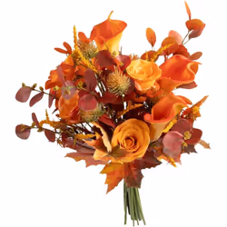 Bien garni, le bouquet d'automne artificiel "James" Atmosphera est idéal pour créer une décoration chaleureuse et hivernale d ...