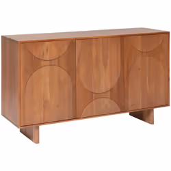 Élégant et raffiné, le buffet 3 portes "Nanda" Atmosphera est entièrement conçu en bois d'acacia et se distingue par ses port ...