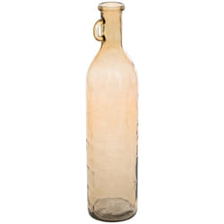 Atmosphera - Vase verre bouteille Yana rose clair H75cm créateur d'intérieur
