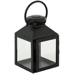 Atmosphera - Lanterne Winy métal noir H17cm créateur d'intérieur
