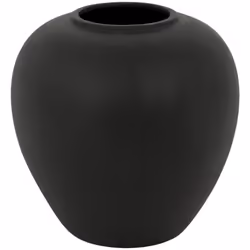 Ce vase boule "Rily" Atmosphera accueillera volontiers un bouquet de fleurs. Confectionné en céramique mat dans un coloris ne ...