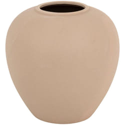 Vase boule Rily céramique rose clair H22cm - Atmosphera créateur d'intérieur