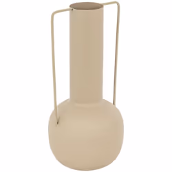 Le vase en métal "Sylvain" Atmosphera dispose d'un col haut et étroit, idéal pour vos plantes ou fleurs à longues tiges. Il a ...