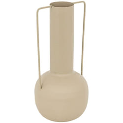 Atmosphera - Vase métal Sylvain beige lin H295cm créateur d'intérieur