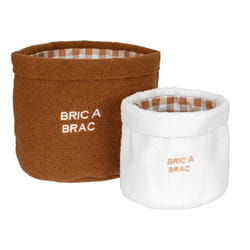 Lot De 2 Paniers Ferme Bouclette Bicolore Atmosphera For Kids