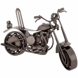 Décorez votre intérieur avec originalité grâce à la décoration moto "Imran" en métal argenté. Déballage et montage Conservez ...