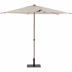 Cet été, protégez vous du soleil avec le parasol mat central rond en coloris blé et argile de la marque Hespéride. Le pied de ...