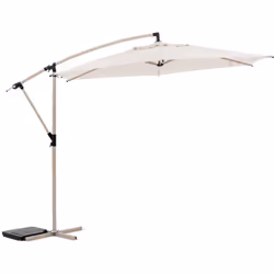 Moderne et bien pensé, le parasol déporté rond "MANOA" Hespéride est l'allié des belles journées d'été ! Un format pratique e ...