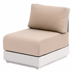 Chauffeuse de jardin en aluminium ALLURE - Avoine