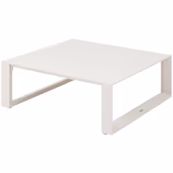 Aménagez votre terrasse avec la table basse de jardin carrée "ALLURE" Hespéride et profitez de longues journées ensoleillées  ...