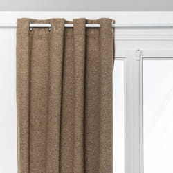 Atmosphera - Rideau isolant occultant Soana beige 140x260cm créateur d'intérieur
