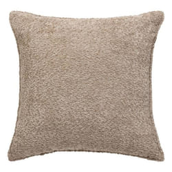 Atmosphera - Coussin Bouclette Soana Beige Lin 45x45cm Créateur D'Intérieur