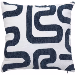 Moderne et élégant, le coussin jacquard "Safina" Atmosphera donnera de la personnalité à votre salon ou votre chambre. La mat ...