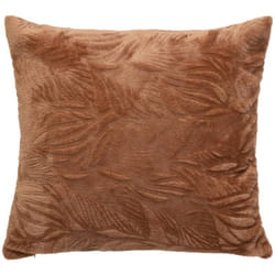 Atmosphera - Coussin flanelle Ryo rose terracotta 40x40cm créateur d'intérieur