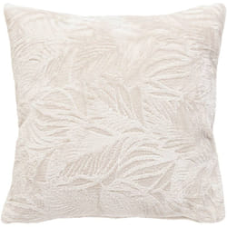 Atmosphera - Coussin flanelle Ryo beige lin 40x40cm créateur d'intérieur