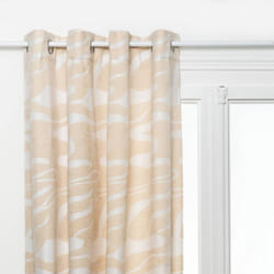 Atmosphera - Rideau Madini Jacquard beige 140x260cm créateur d'intérieur