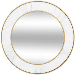Miroir Alisha blanc D74cm - Atmosphera créateur d'intérieur