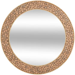 Miroir Anoki bois D99cm - Atmosphera créateur d'intérieur