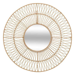 Miroir Corde Millie Beige H75cm Atmosphera Créateur D'Intérieur