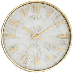 Horloge Izzie doré D30cm Atmosphera créateur d'intérieur