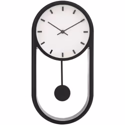 Laissez-vous séduire par le design original de l'horloge "Anton" Atmosphera. Elle possède un pendule mobile qui vous fera voy ...