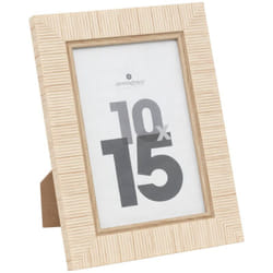 Atmosphera - Cadre photo Théa beige 10x15cm créateur d'intérieur
