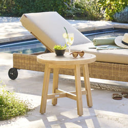 Hesperide - Table d appoint de jardin ronde Papouasie 55 x 50,8cm en acacia - Hespéride